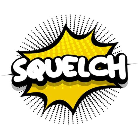 Squelch cómic explosión burbuja vector ilustración Vector Gratis