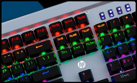 Teclado Gamer HP GK520 mecánico antighosting con Switch Blue oferta