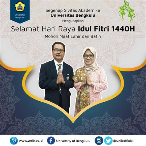 Selamat Hari Raya Idul Fitri H Universitas Bengkulu