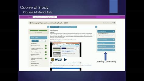 Wgu Student Portal Navigation Youtube