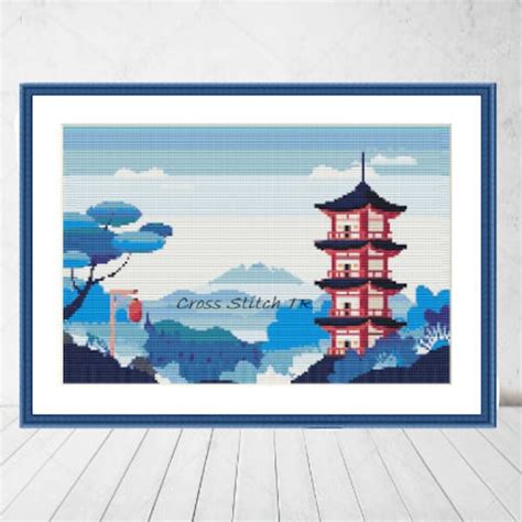 Japanese Pagoda Etsy