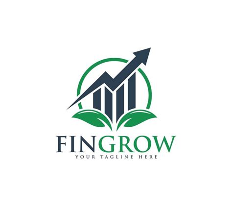 Premium Vector Financial Growth Logo Design Vector Illustration