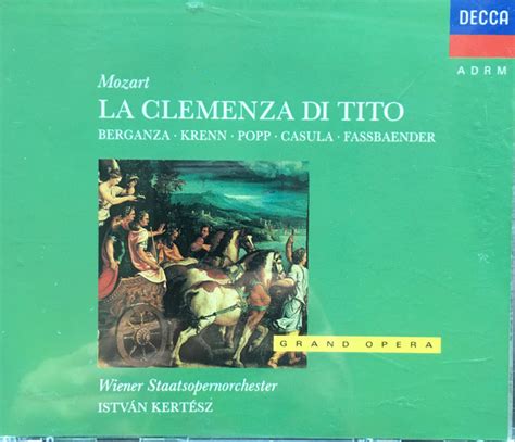 La Clemenza Di Tito De Wolfgang Amadeus Mozart Teresa Berganza Werner