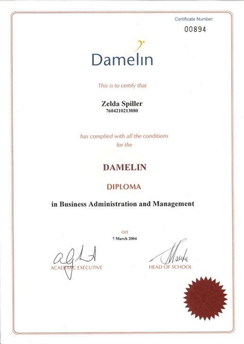 Diploma In Business Management