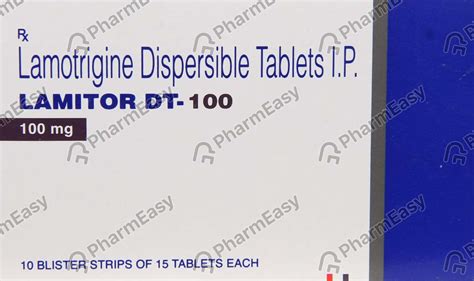 Lamitor Dt 100 MG Tablet 10 Uses Side Effects Price Dosage