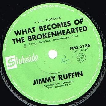 Jimmy Ruffin - What Becomes Of The Brokenhearted / Baby I've Got It ...