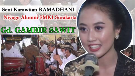 Alumni Smki Surakarta Gending Gambir Sawit Youtube