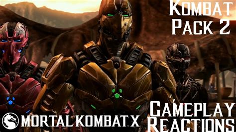 Mortal Kombat X Kombat Pack 2 Gameplay Trailer Reactions Youtube