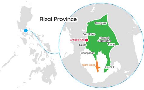 Map Of Rizal Province