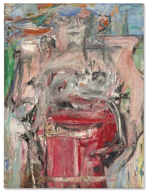 Willem De Kooning Dutch American Woman As Landscape