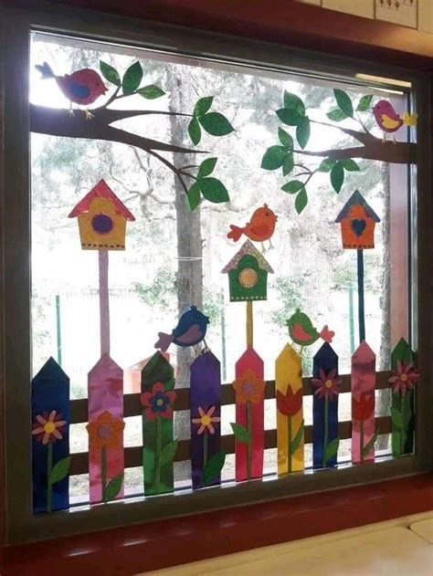 Pin By Bru Pama On Aula Infanzia Classroom Window Decorations