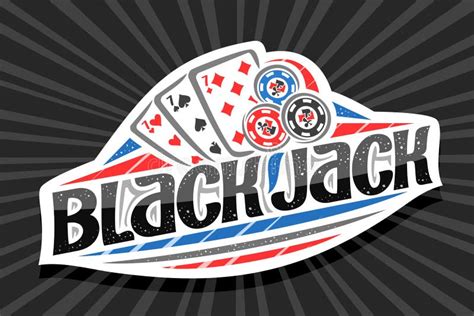 Vector logo for Blackjack stock vector. Illustration of game - 199340591