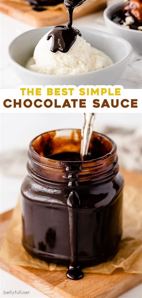 Minute Homemade Chocolate Sauce Recipe Belly Full