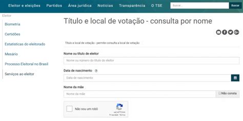 Consulta T Tulo De Eleitor Veja Como Consultar Seu T Tulo Na Internet