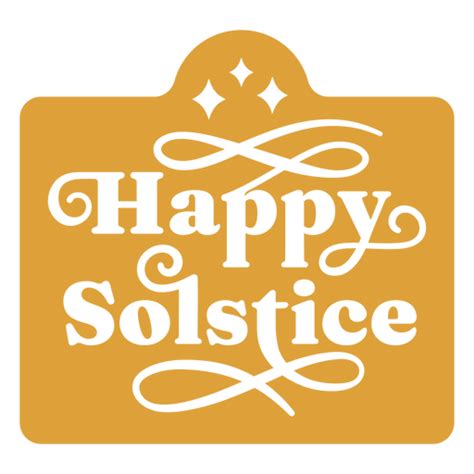 Dise O Png Y Svg De Cita Plana Feliz Solsticio Para Camisetas