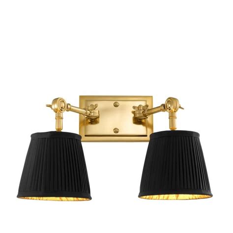 Eichholtz Wall Lamp Wentworth Double Gold Wilhelmina Designs