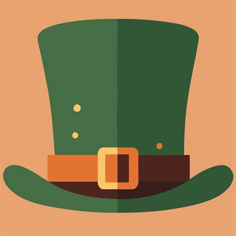 Green Hat Isolated To Illustrate Saint Patrick Day 18884301 Vector Art