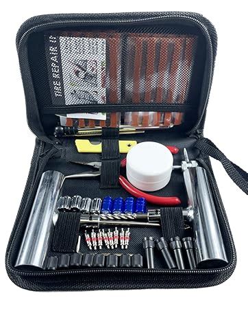 Ghguole Kit Riparazione Pneumatici Auto Pcs Kit Ripara Gomme Per Auto