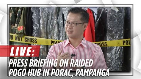 Sen Win Gatchalian Holds Press Briefing On POGO Hub Raided In Porac