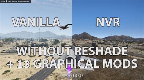 GTA 5 Natural Vision Remastered With Mods Vs Vanilla 4K SplitScreen