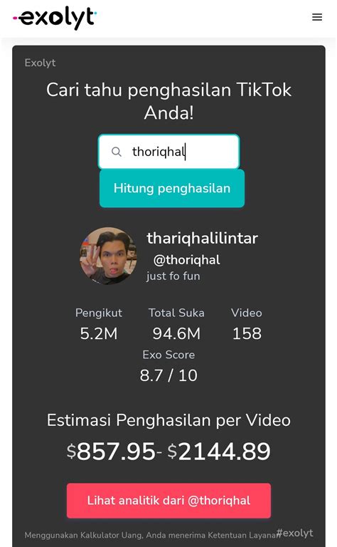 K Followers Tiktok Dapat Uang Berapa Berikut Penjelasannya