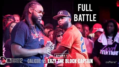 EAZY DA BLOCK CAPTAIN Vs CALICOE FULL BATTLE Recap The STREET TALK Is