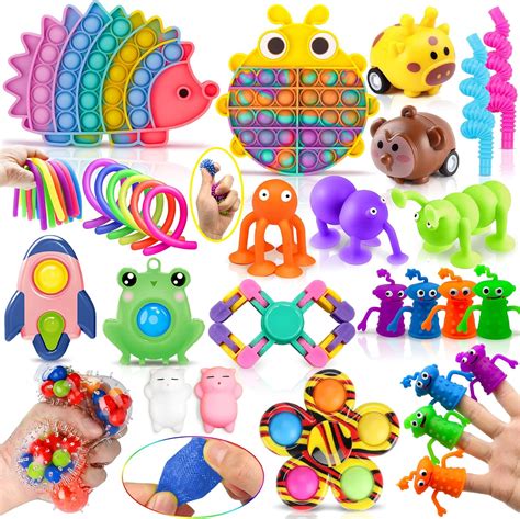 Lubibi Fidget Toys Set 31 Pcs Fidget Pack For Anxiety Relief Stress