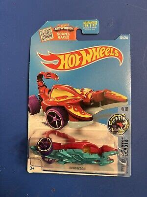 SCORPEDO 2015 Hot Wheels Street Beasts ERROR NO FRONT AXLES WHEELS TIRES EBay