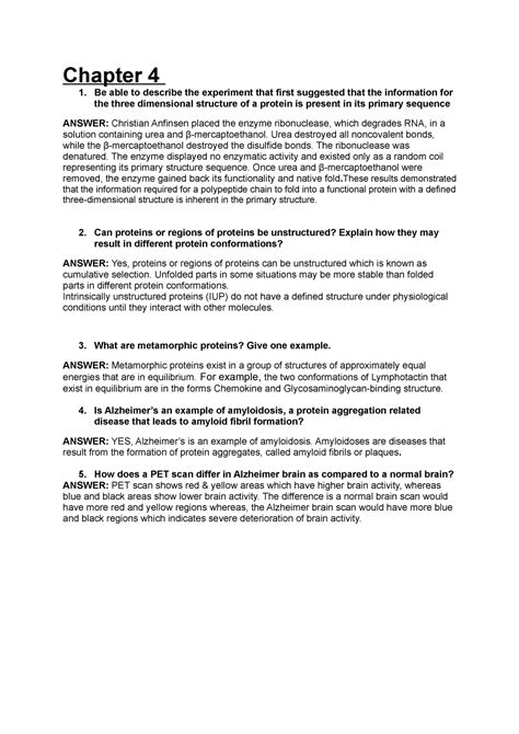 Chapter 4 Summary - Chapter 4 1. Be able to describe the experiment