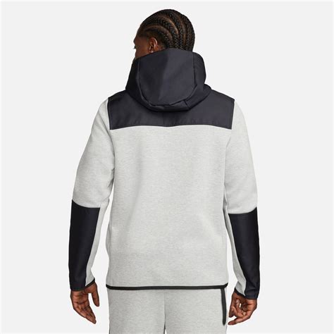 Nike Tech Fleece Overlay Erkek Gri Sweatshirt Houseofsuperstep