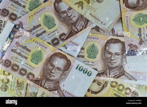 Thai Baht Banknote Thai Money Stock Photo Alamy