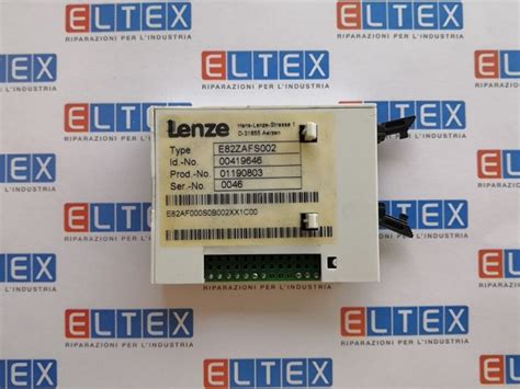 Standard Io Lenze Speciale E82zafs002 Eltex Srl