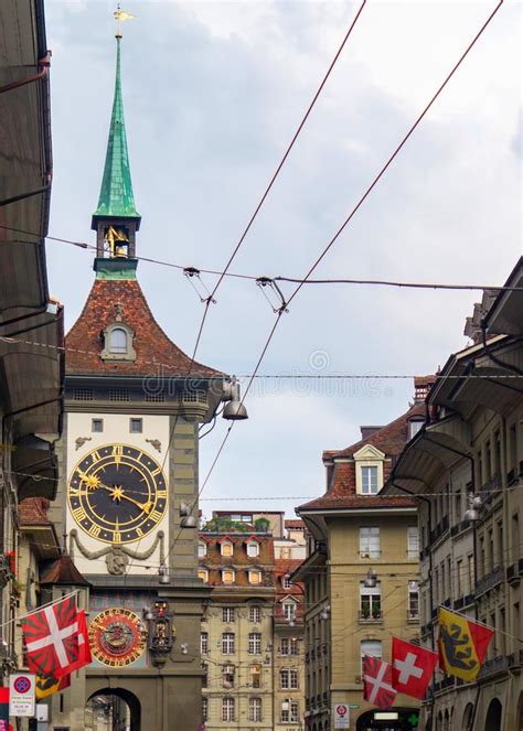 Bern, Switzerland. Zytglogge Clock Tower with Astronomical Clock in Old ...