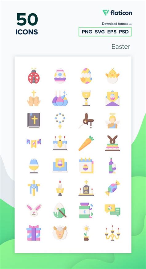 Free Easter Icon Pack By Freepik