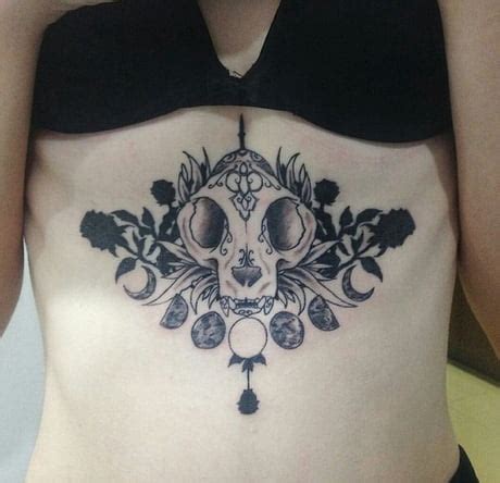 Top 72 Gothic Sternum Tattoo Latest In Cdgdbentre