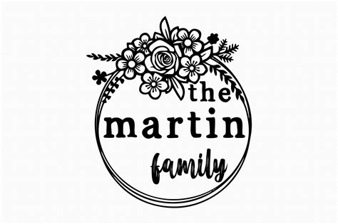 The Martin Family Graphic by designmaster · Creative Fabrica