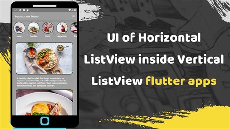 Ui Of Horizontal Listview Inside Vertical Listview Flutter Apps Youtube