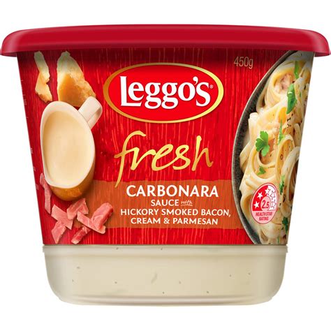 Leggo S Fresh Carbonara Sauce G Woolworths