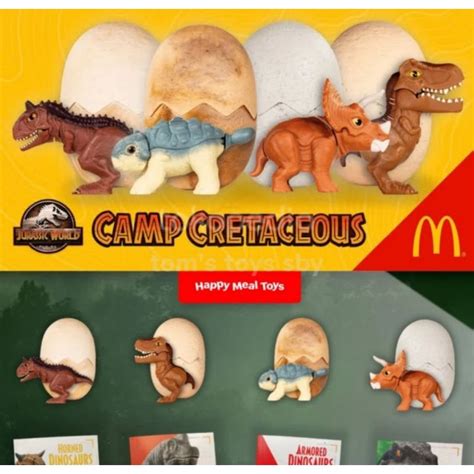 Jual Baru Segel Happy Meal Jurassic World Camp Cretaceous Mcd