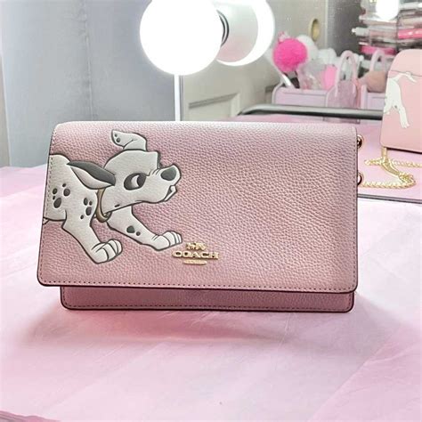 Coach X Disney Pink Leather 101 Dalmatians Cross Body Gem