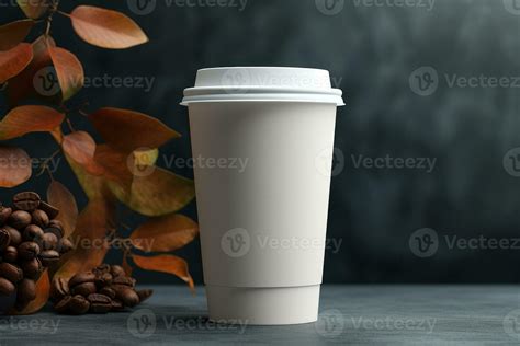 AI generated Paper coffee cup mock-up Generative AI 35309068 Stock Photo at Vecteezy