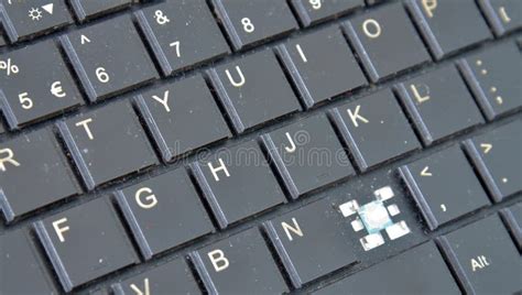 Old Dirty And Dusty Laptop Keyboard Stock Image Image Of Format