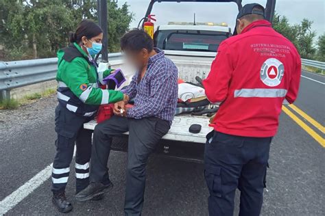 Atiende Protección Civil De Huamantla Accidente Vehicular En El Carmen