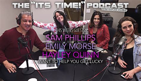 “it’s Time ” Podcast Buffer Is Joined By Sexpert Emily Morse And Dating Coach Hayley Quinn