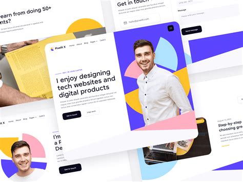 Designer Portfolio Webflow Template Pixelit X BRIX Templates