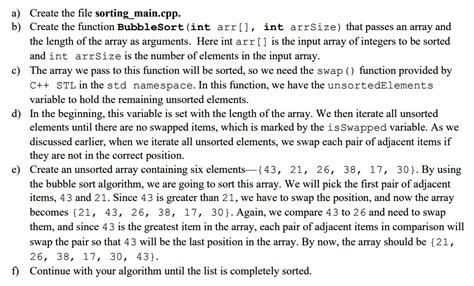 Solved Write Codes In C Bubblesort Selection Sort Chegg