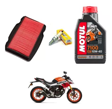 Kit Mantenci N Honda Cb R Full Filtro Bujia W Cuotas