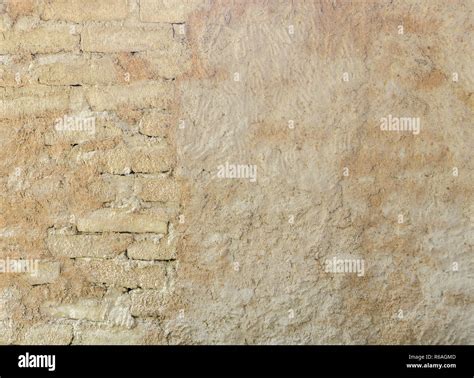 Natural cob wall texture with straw material background Stock Photo - Alamy