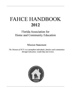 Fillable Online Fycs Ifas Ufl Fahce Handbook University Of Florida