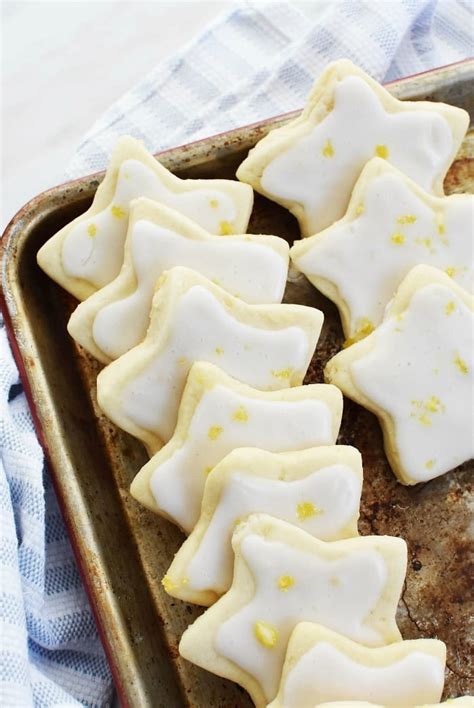 The Best Lemon Shortbread Cookies - Sizzling Eats